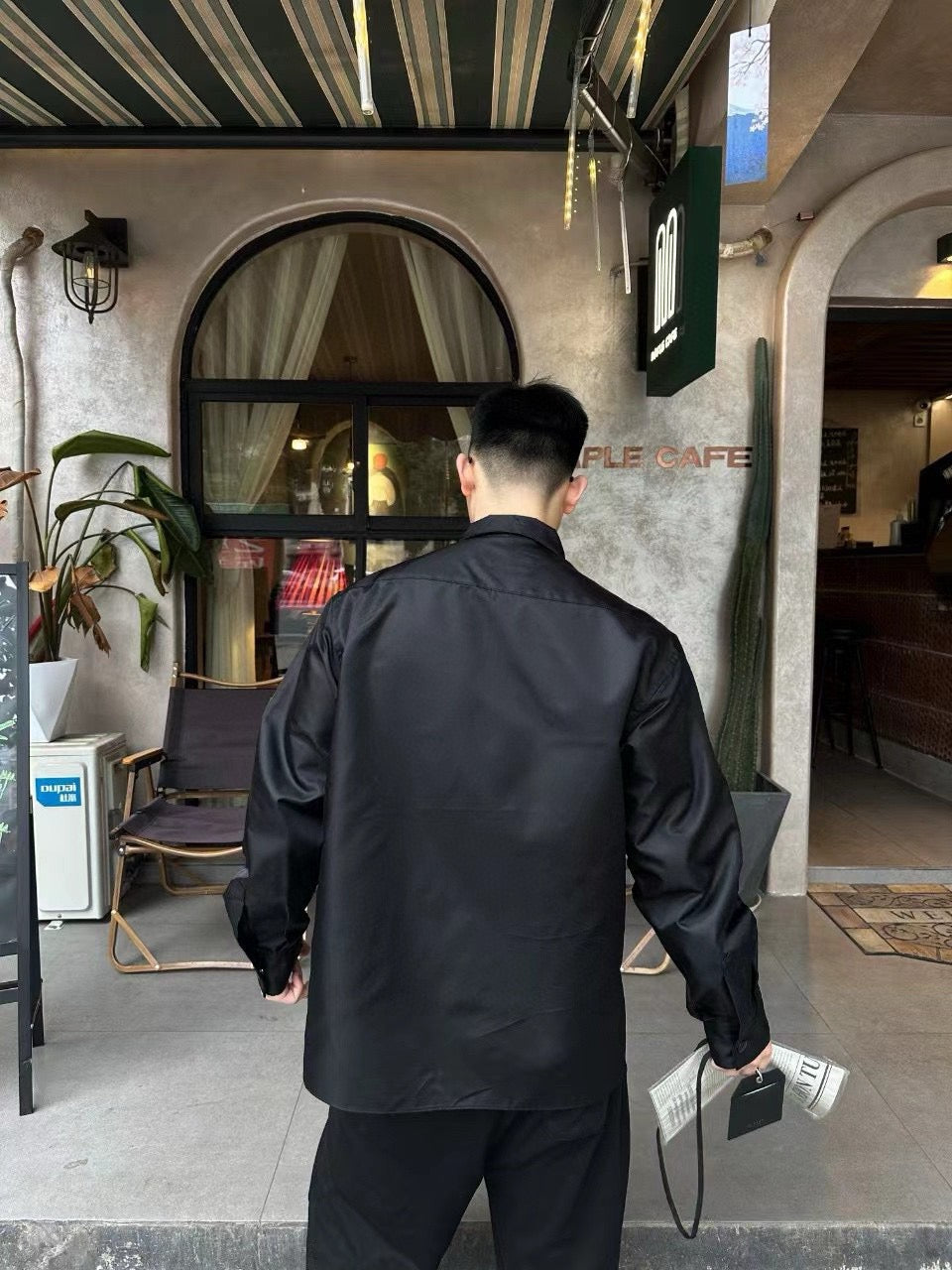 Veste Prada style militaire - Noire