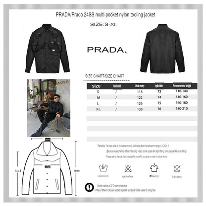 Veste Prada style militaire - Noire