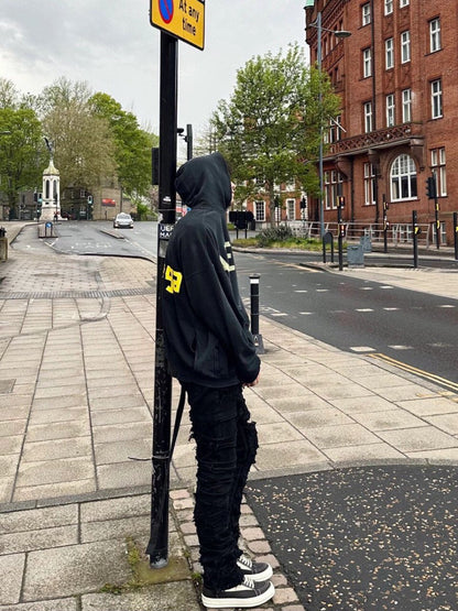 SWEAT À CAPUCHE BALENCIAGA LOGO ALTERNATIF MARINE