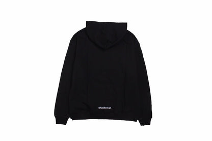 Sweat à capuche Balenciaga noir Be Yourself