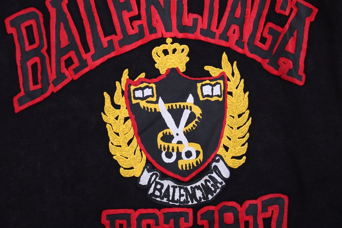 Sweat à capuche Balenciaga Black Crest