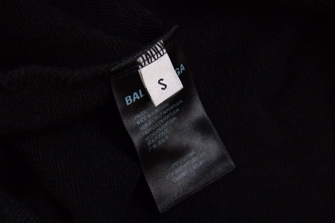 Sweat à capuche Balenciaga Black Crest