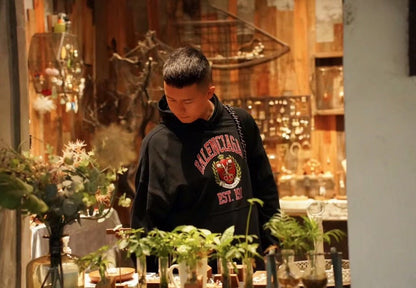 Sweat à capuche Balenciaga Black Crest