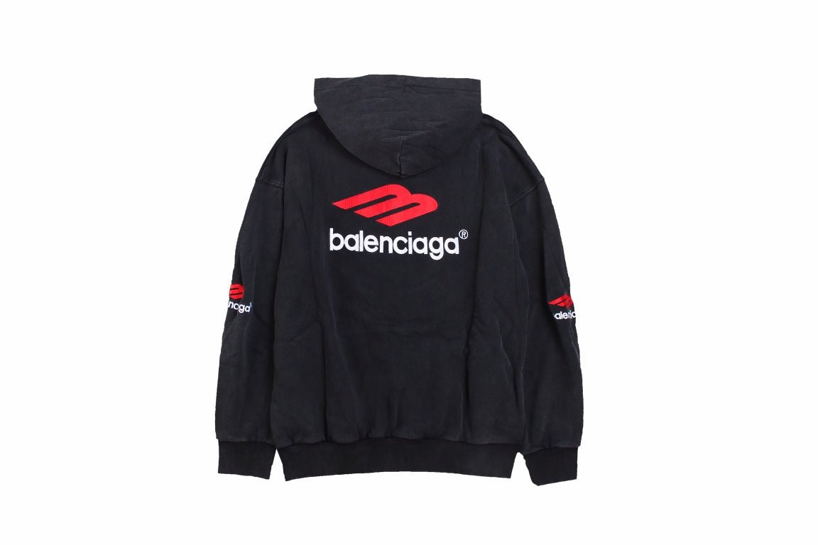 Sweat à capuche noir Balenciaga