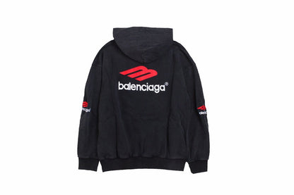 Sweat à capuche noir Balenciaga