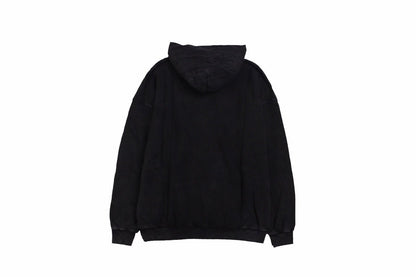 Sweat à capuche oversize noir Balenciaga