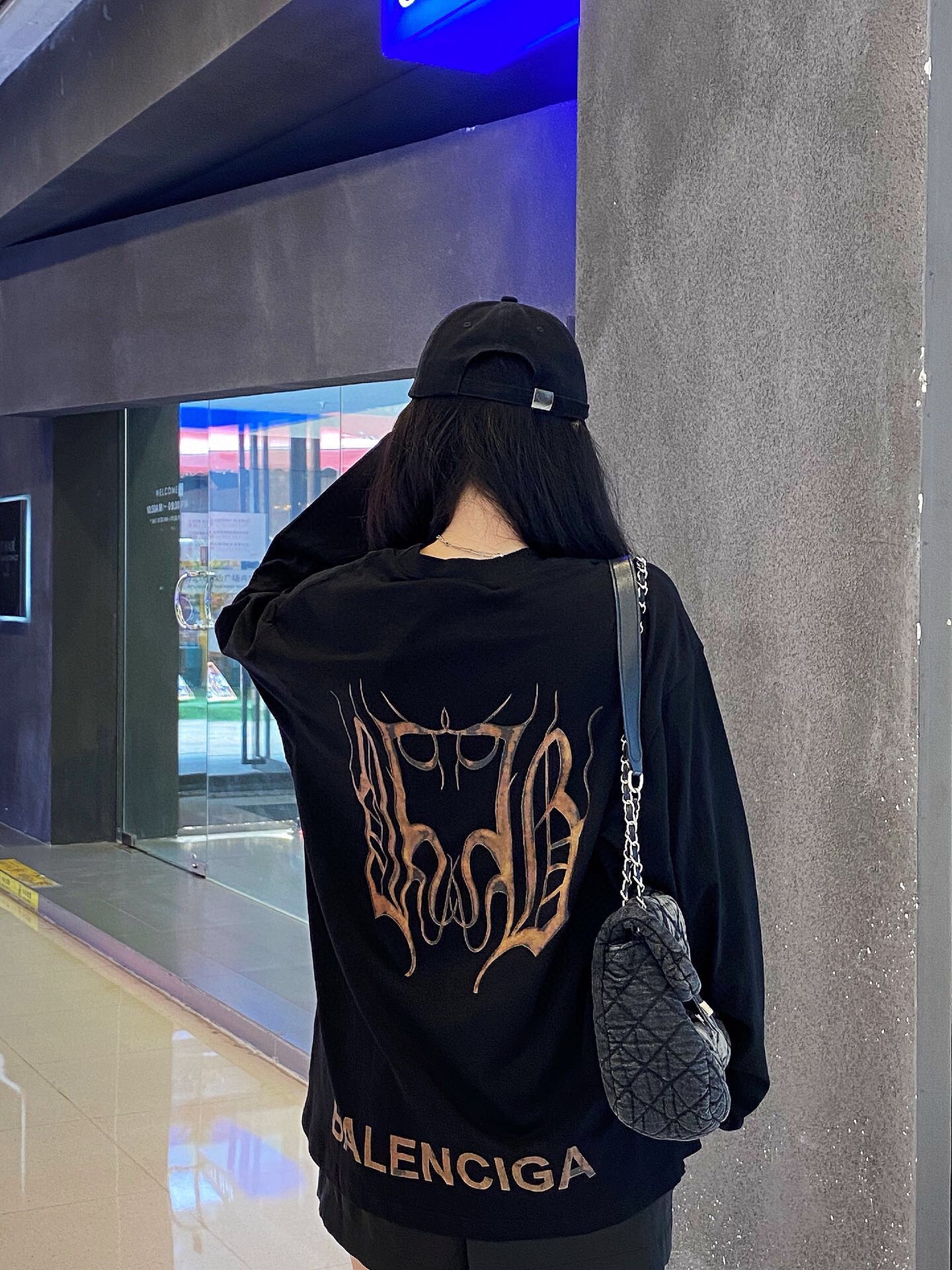 T-shirt à manches longues Balenciaga