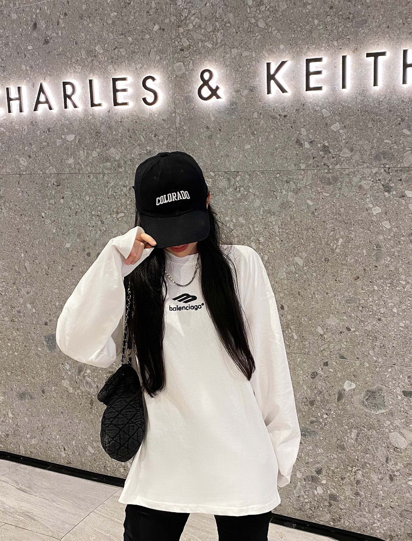 T-shirt à manches longues Balenciaga