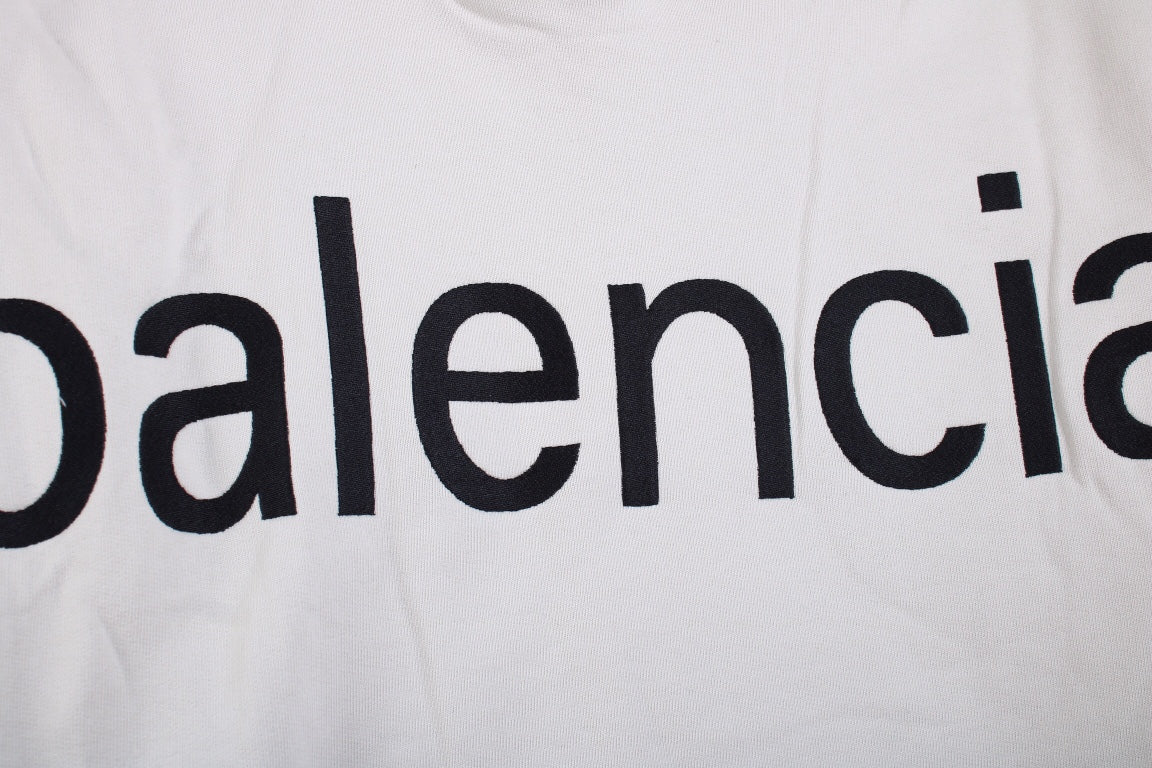 Sweat à capuche oversize Balenciaga Off-White