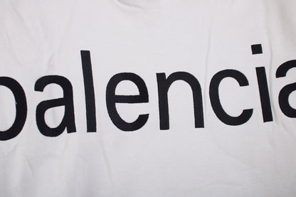 Sweat à capuche oversize Balenciaga Off-White