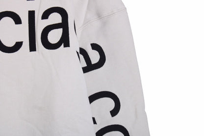 Sweat à capuche oversize Balenciaga Off-White