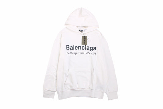 Sweat à capuche Balenciaga Paris Team