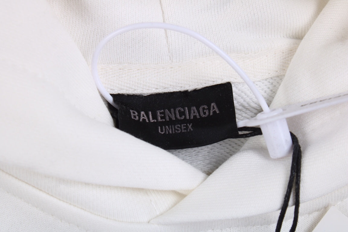 Sweat à capuche Balenciaga Paris Team