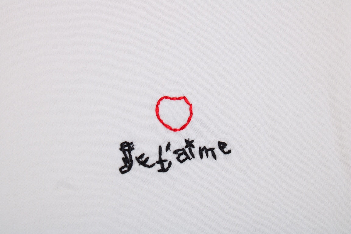 Sweat à capuche Balenciaga blanc Be Yourself