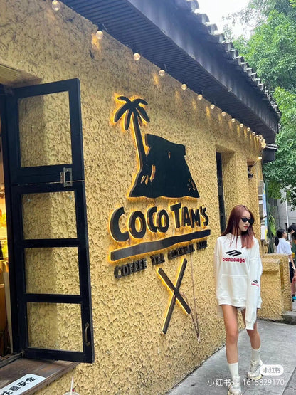 Sweat à capuche blanc Balenciaga