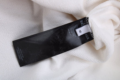 Sweat à capuche blanc Balenciaga