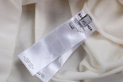 Sweat à capuche blanc Balenciaga avec motif « I Love »
