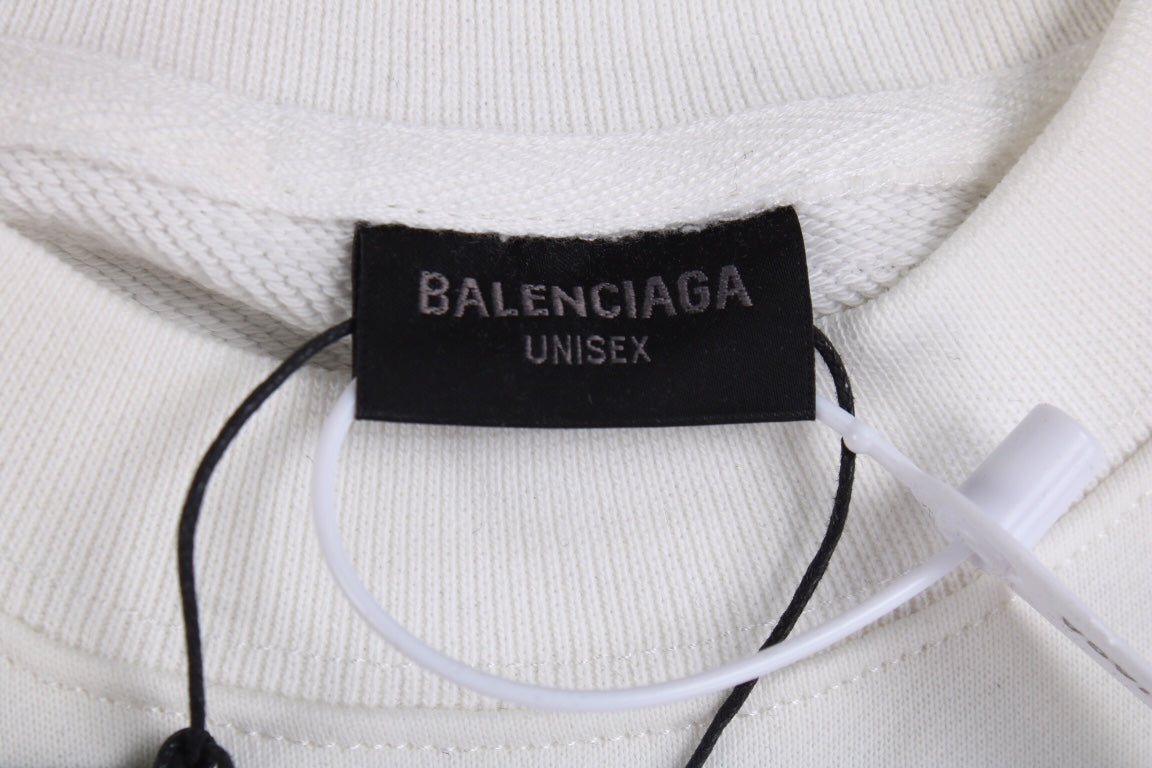Sweat-shirt blanc Balenciaga