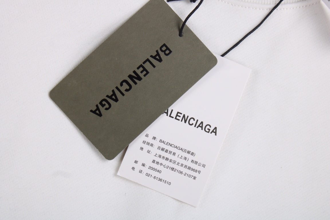 Sweat-shirt blanc Balenciaga