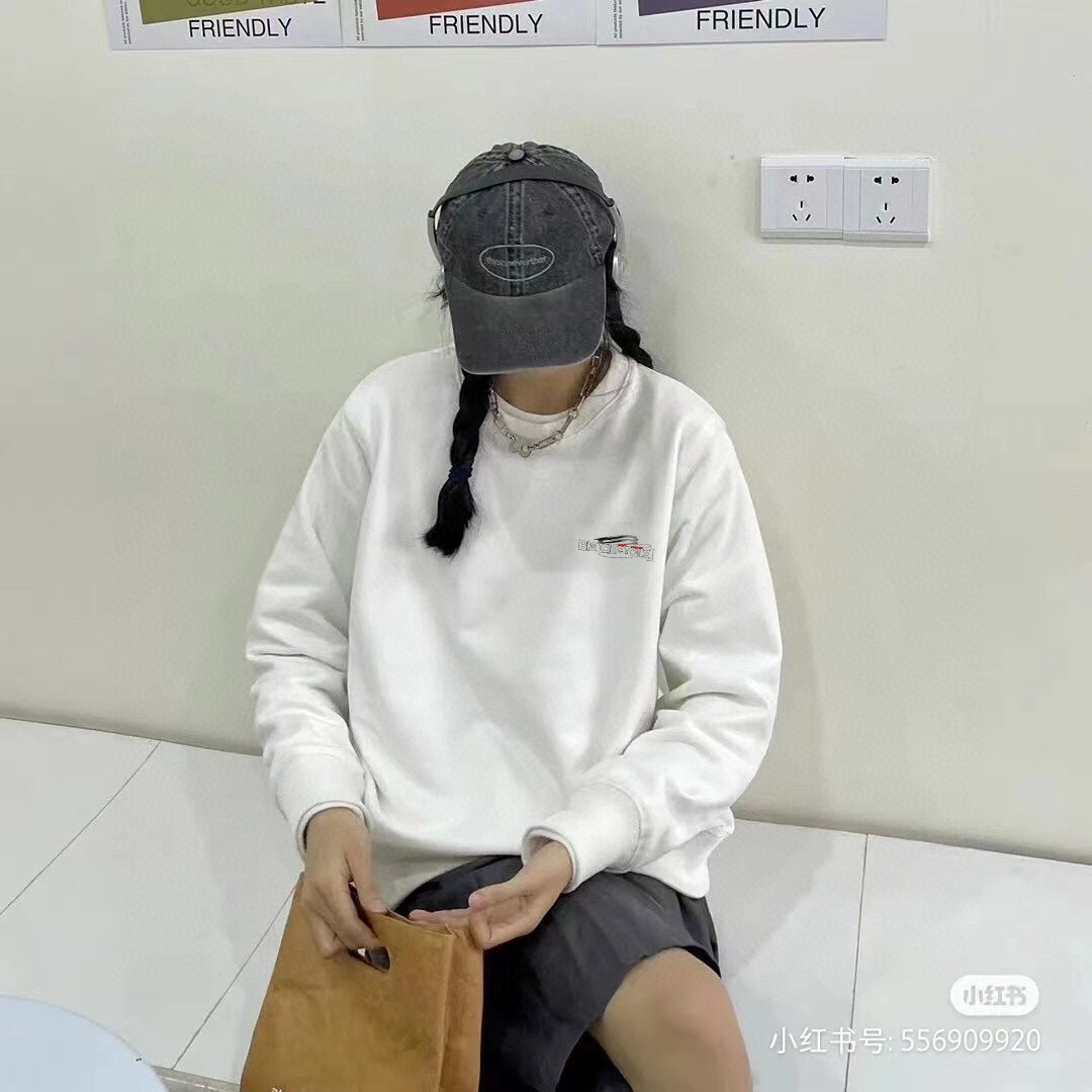 Sweat-shirt blanc Balenciaga