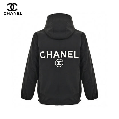 Veste à capuche bicolore Chanel