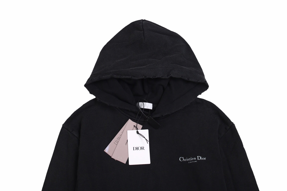 Sweat à capuche noir Dior