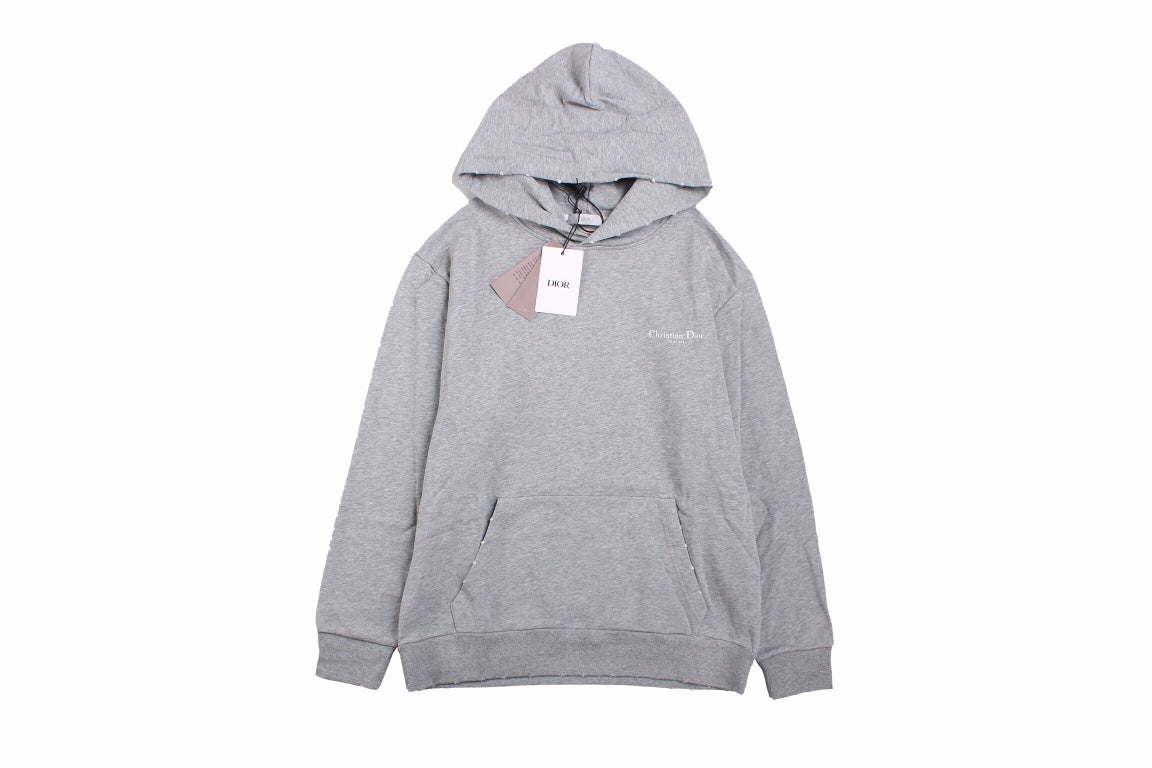 Sweat à capuche gris Dior
