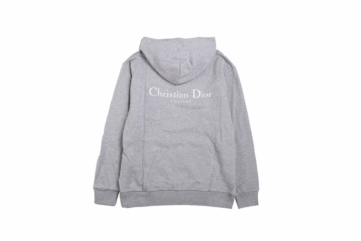 Sweat à capuche gris Dior