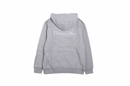 Sweat à capuche gris Dior