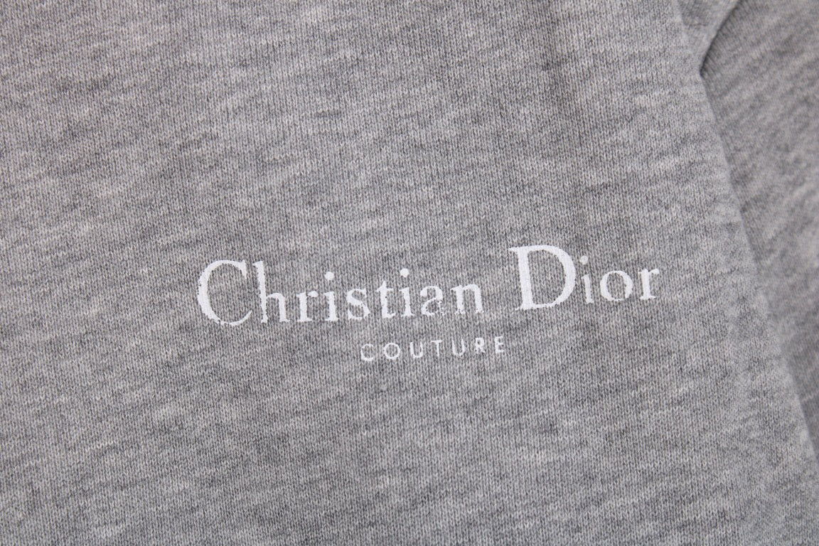 Sweat à capuche gris Dior