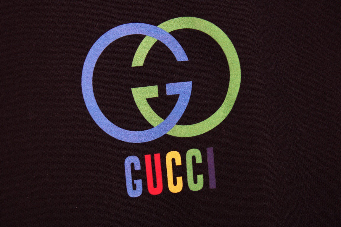 Sweat-shirt Gucci à logo G entrelacé - Noir