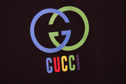 Sweat-shirt Gucci à logo G entrelacé - Noir