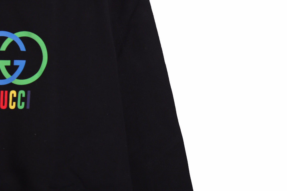 Sweat-shirt Gucci à logo G entrelacé - Noir