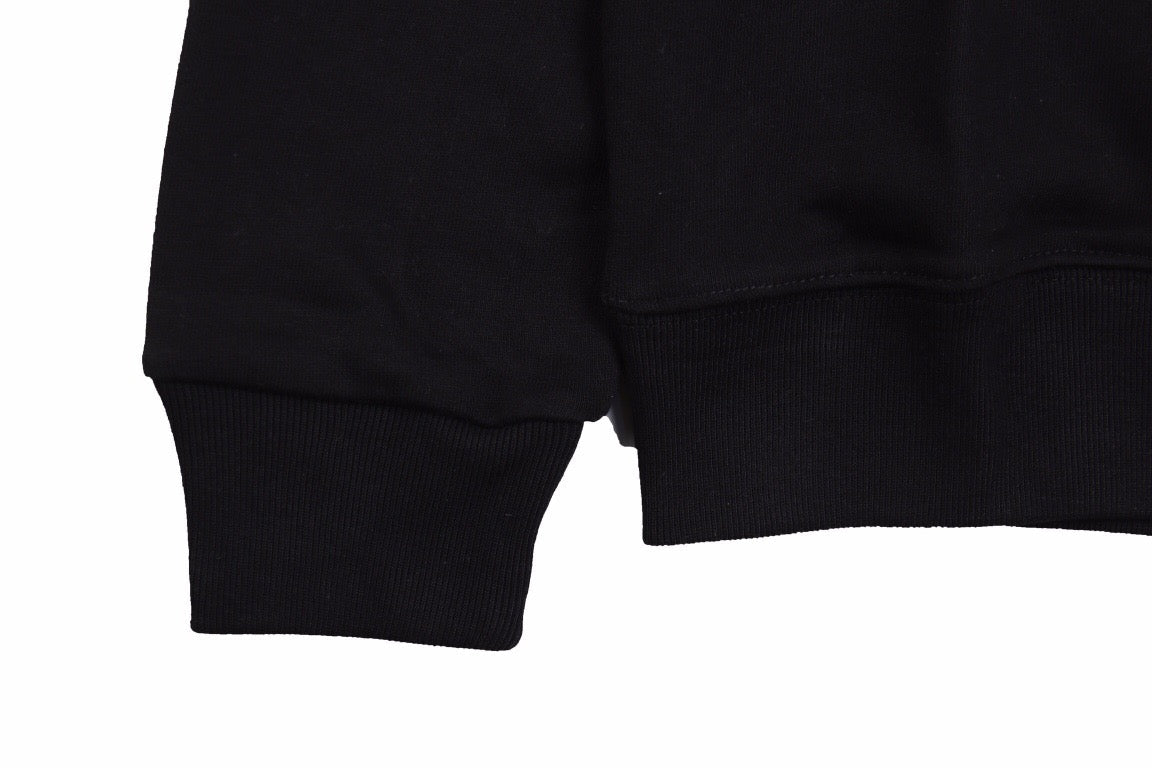 Sweat-shirt Gucci à logo G entrelacé - Noir