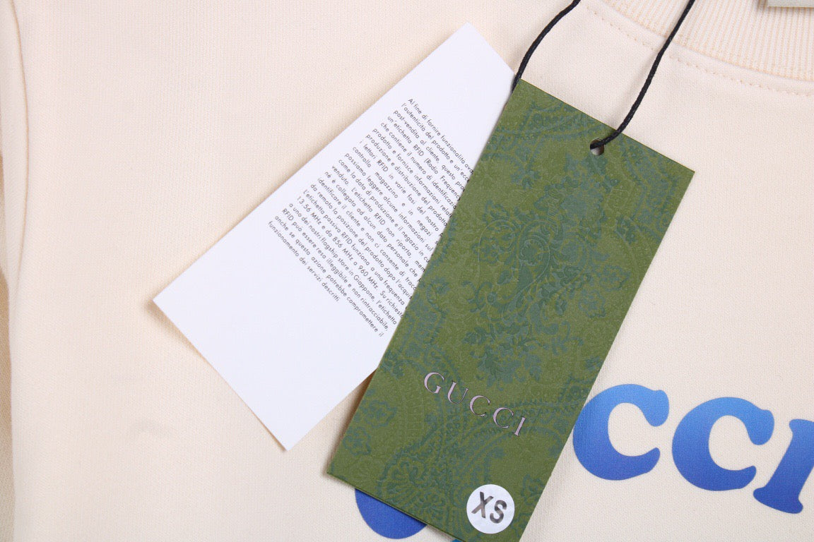 Sweat-shirt Gucci Stitch Donut - Crème