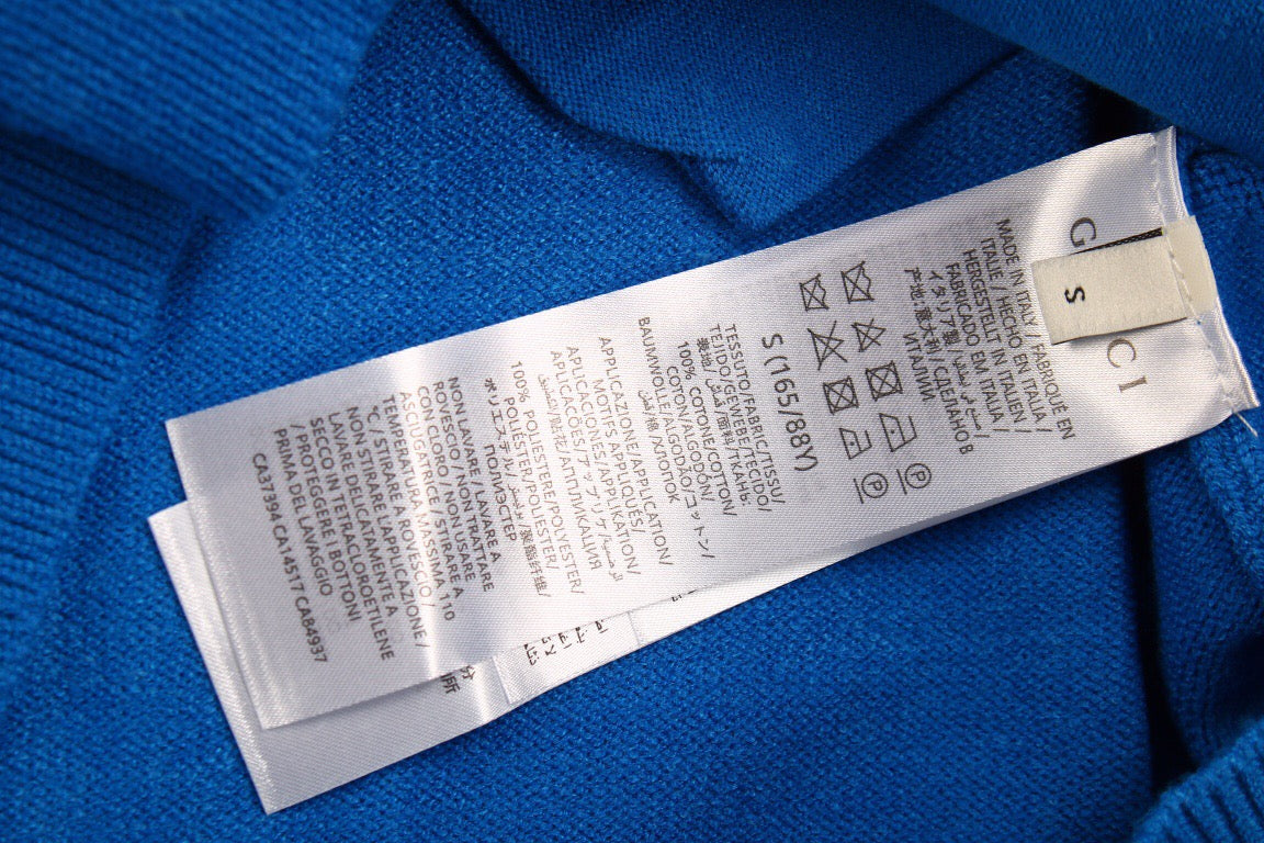 Veste de survêtement bleue Gucci x Adidas