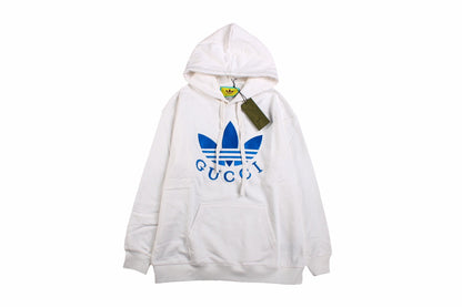 Sweat à capuche blanc Gucci x Adidas