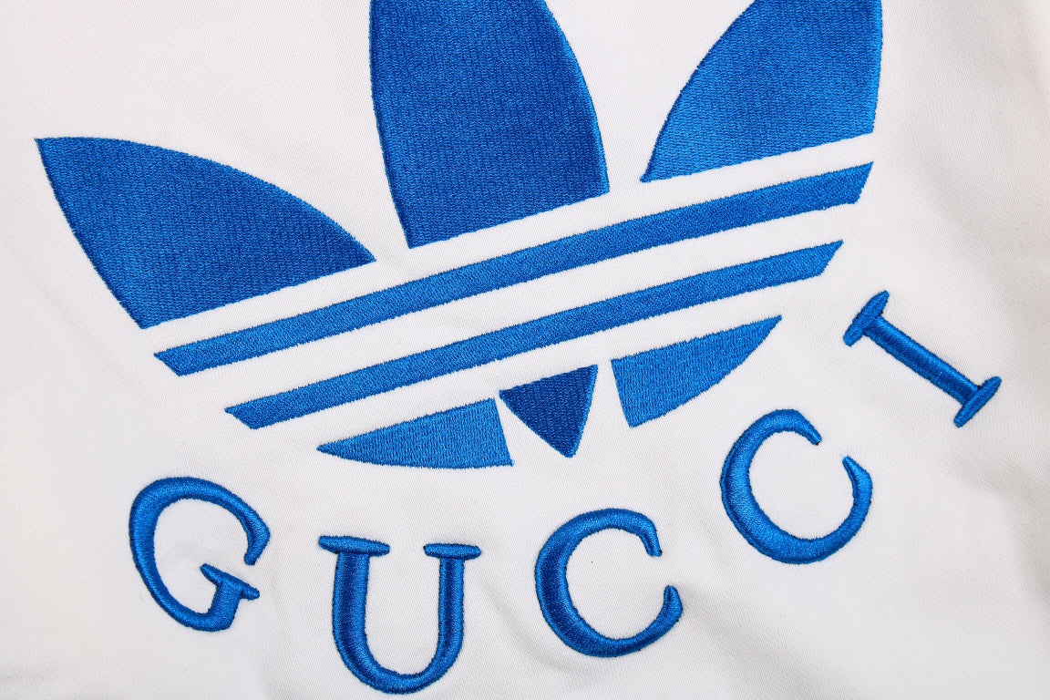 Sweat à capuche blanc Gucci x Adidas