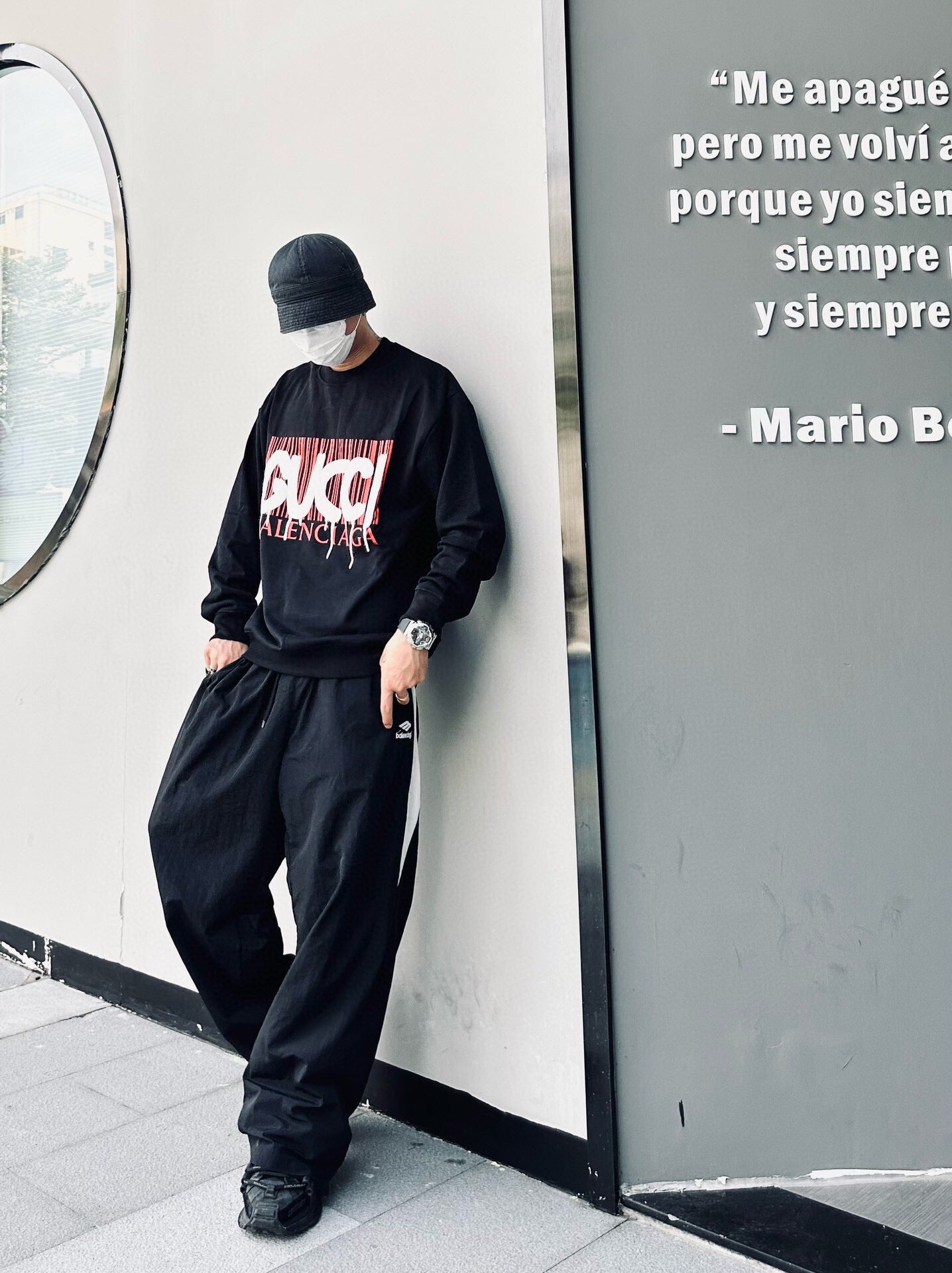 Sweat-shirt Gucci x Balenciaga