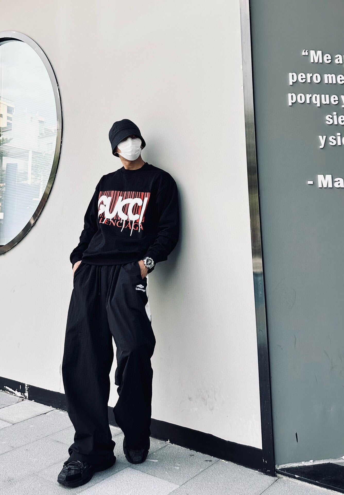 Sweat-shirt Gucci x Balenciaga