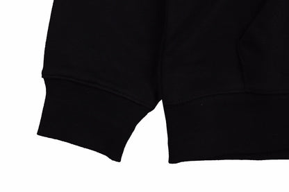 Sweat à capuche noir Prada Milano