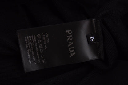 Sweat à capuche noir Prada Milano