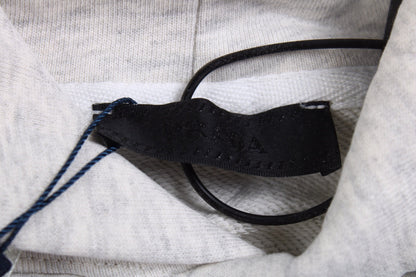 Sweat à capuche gris Prada Milano