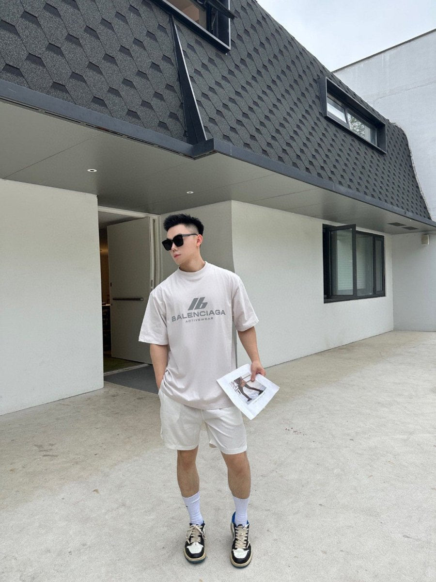 T-shirt Balenciaga Activewear (beige clair)