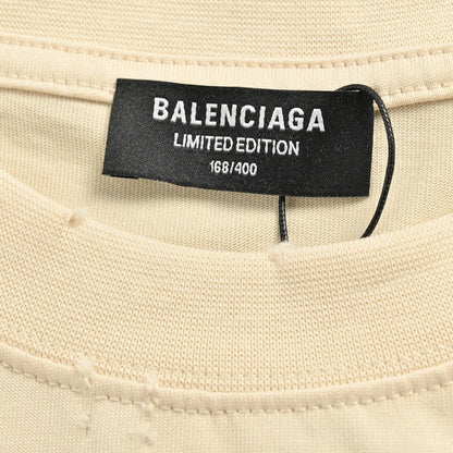 T-shirt beige Balenciaga à notes de musique