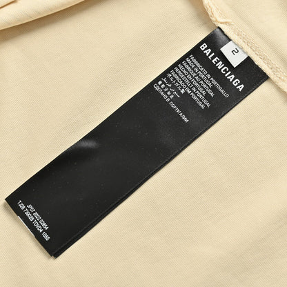 T-shirt beige Balenciaga à notes de musique