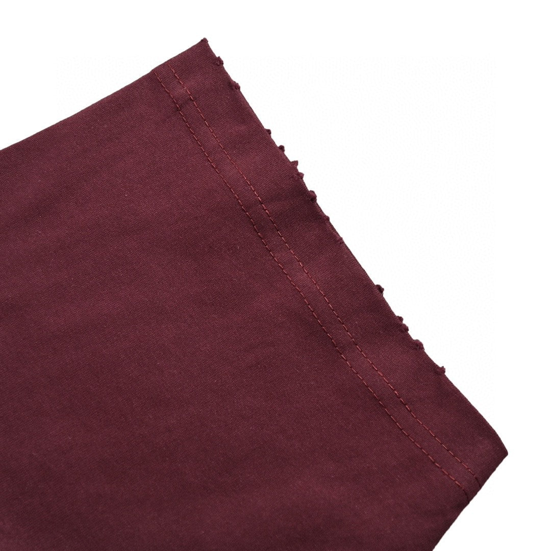 T-shirt Balenciaga bordeaux à logo