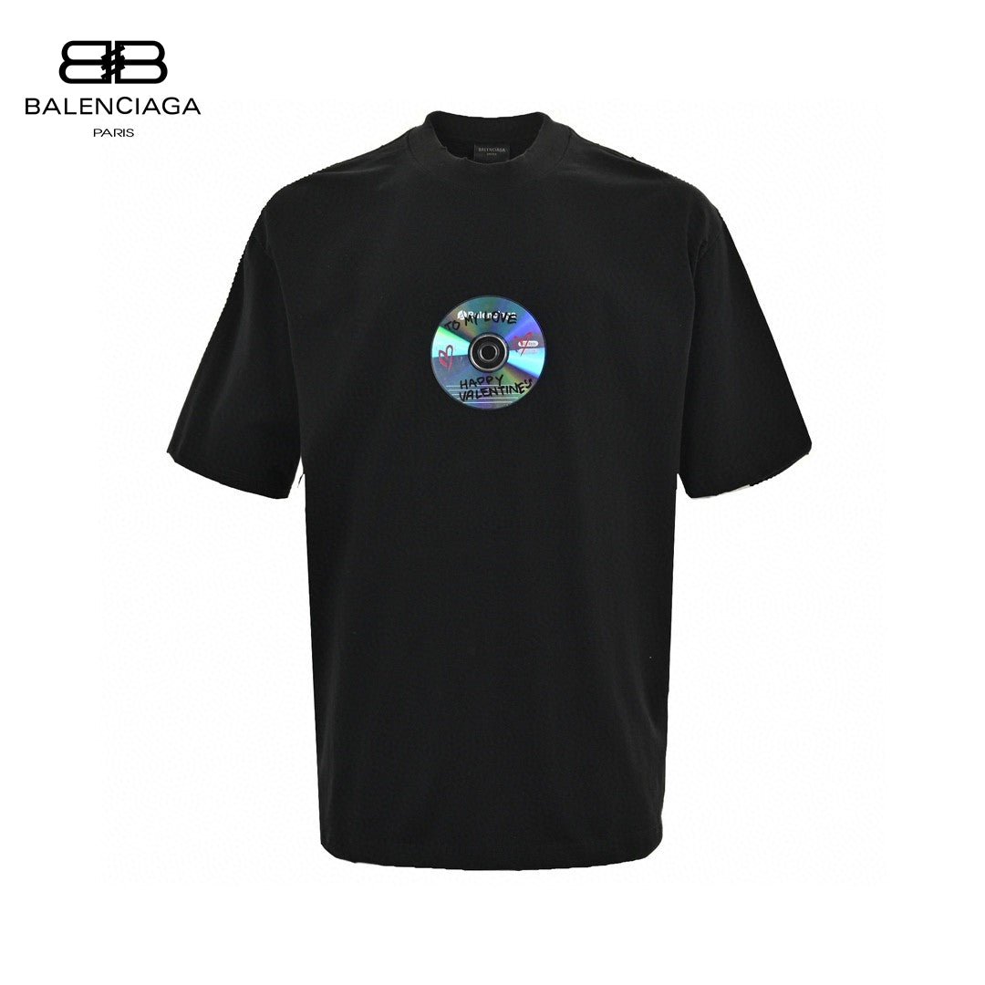 T-shirt noir Balenciaga CD Graphic