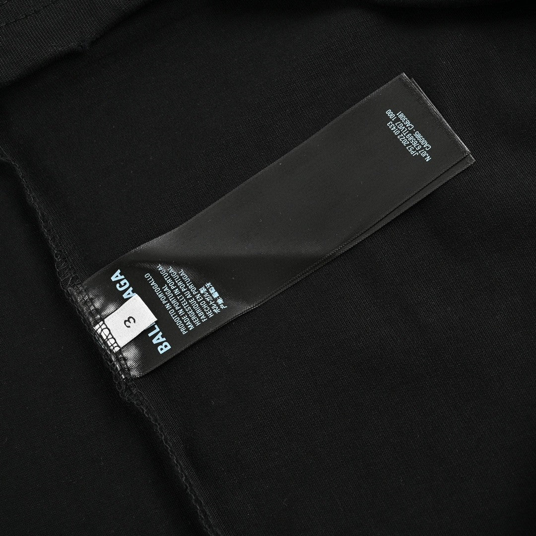 T-shirt noir Balenciaga CD Graphic