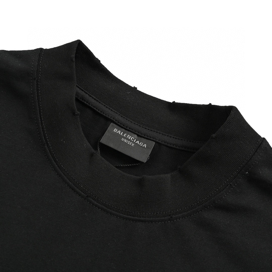 T-shirt noir Balenciaga CD Graphic